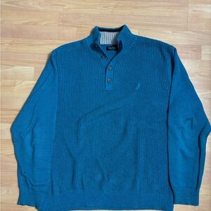 Nautica Quarter Zip Knit Sweater
